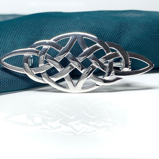 Open Celtic Sterling Silver Brooch