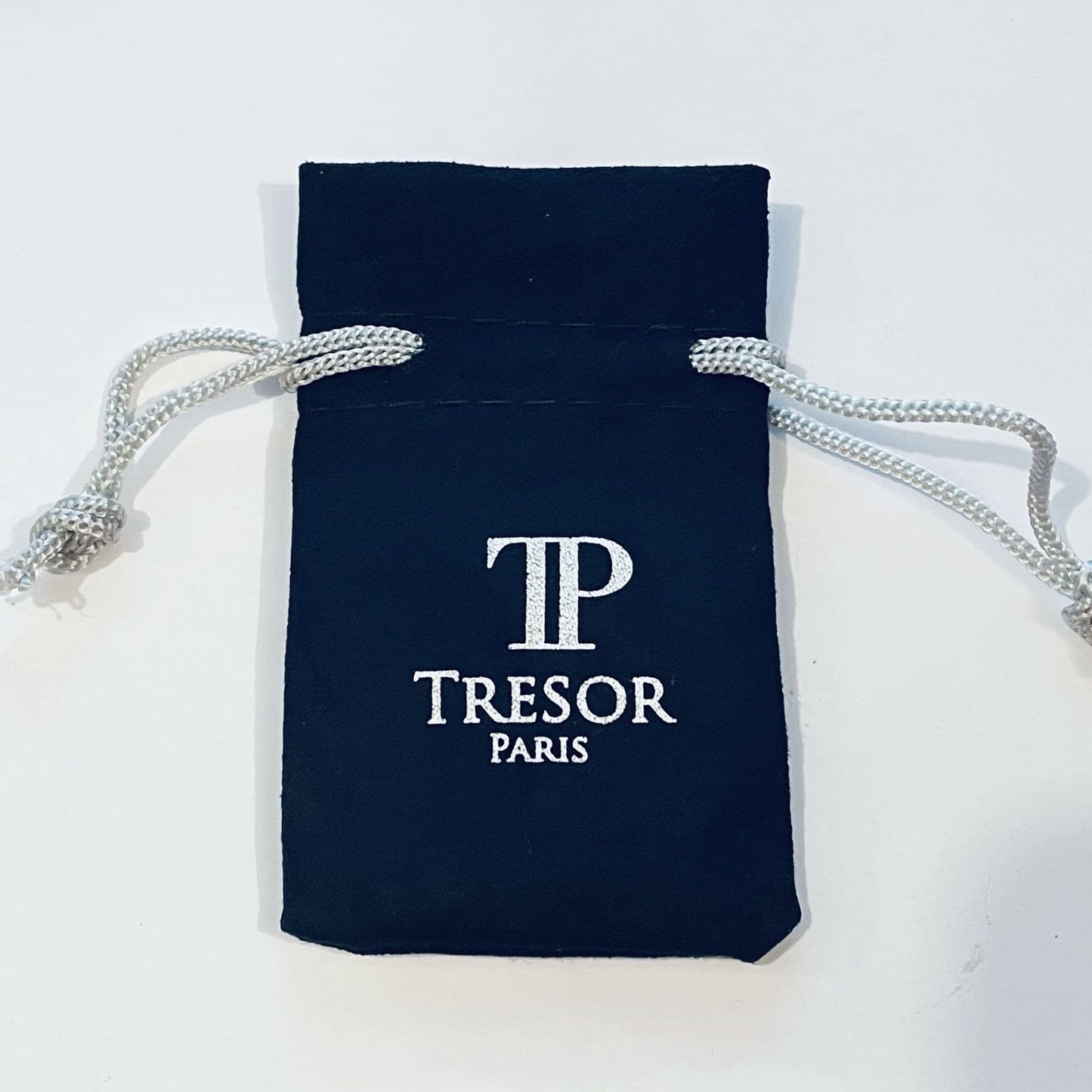 Tresor Paris Crystal Jade Green Bon Bon Titanium Stud Earrings