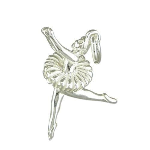 Ballerina Sterling Silver Charm