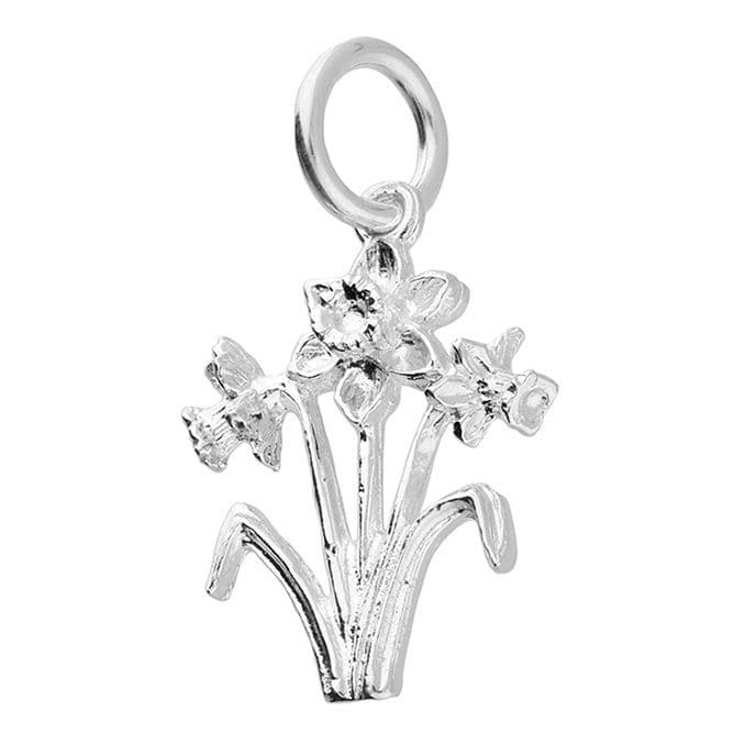 Daffodil Charm Sterling Silver