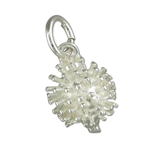 Hedgehog Charm Sterling Silver Charm