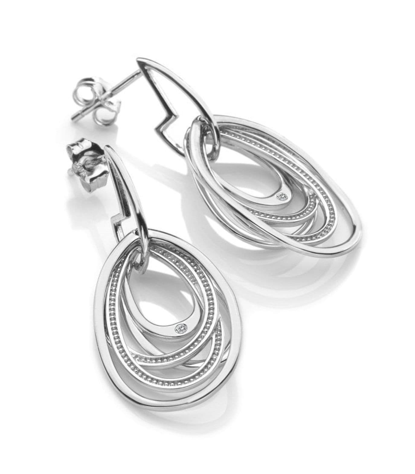 Hot Diamonds Sterling Silver Chandelier Drop Earrings DE496