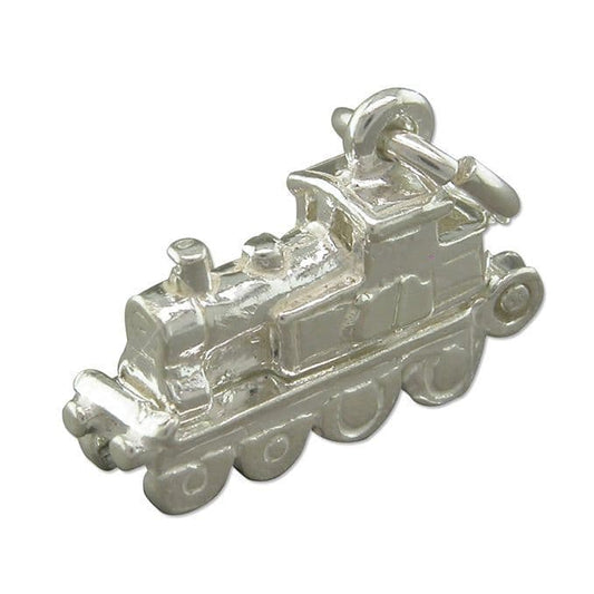Steam Train Charm Sterling Silver