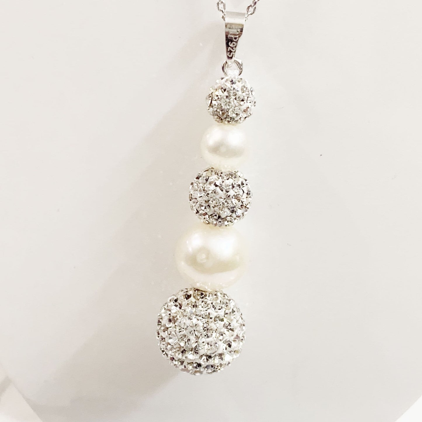 Tresor Paris Pearl And Crystal Necklace Pendant