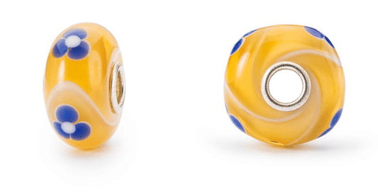 Trollbeads Sunshine Flower Armadillo Limited Edition Glass Bead TGLBE-20316