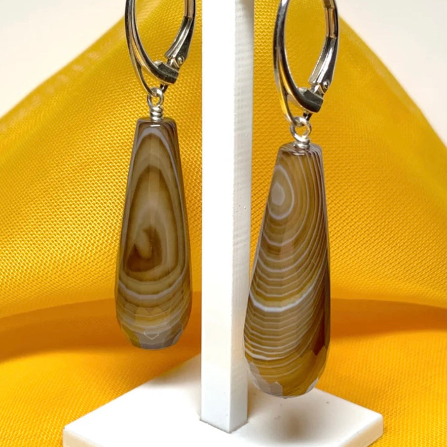 Agate Earrings