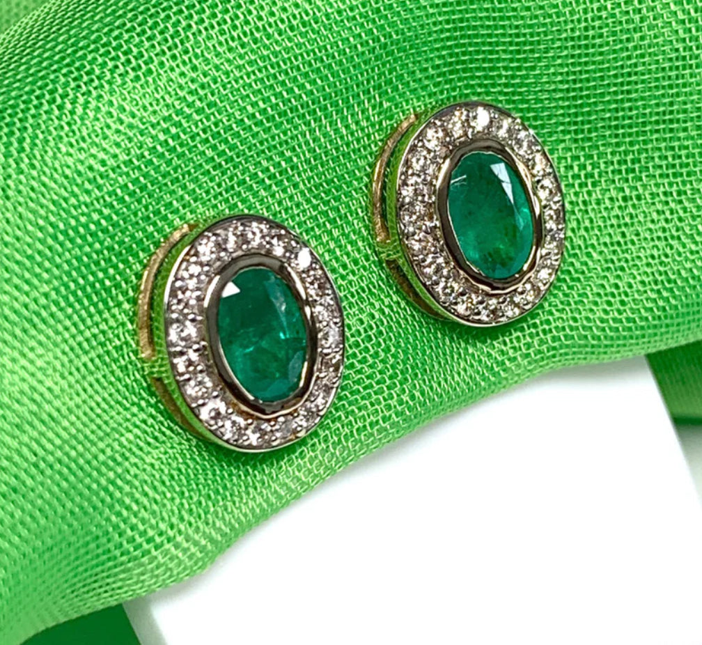 Emerald earrings