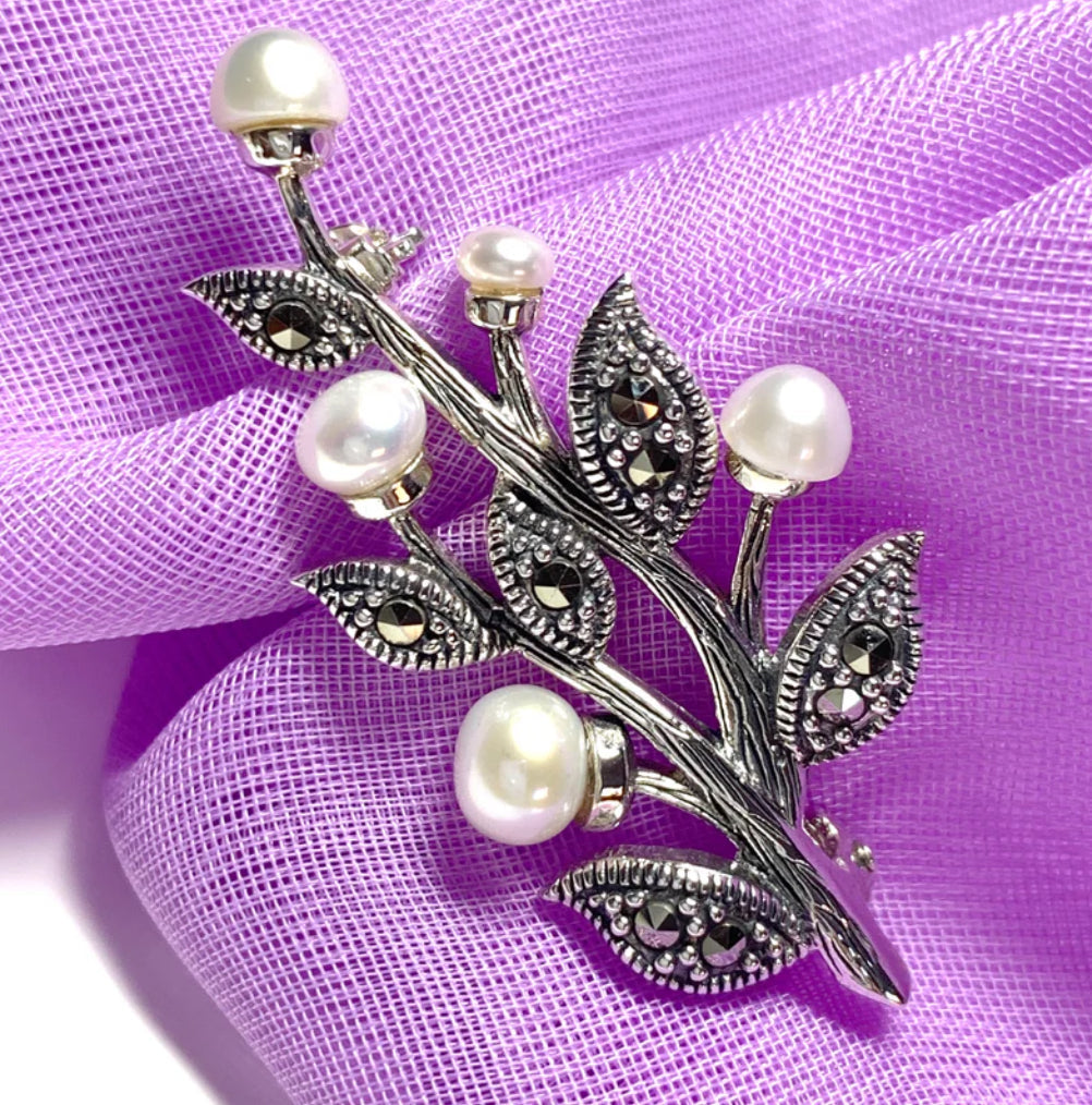 Pearl Brooches