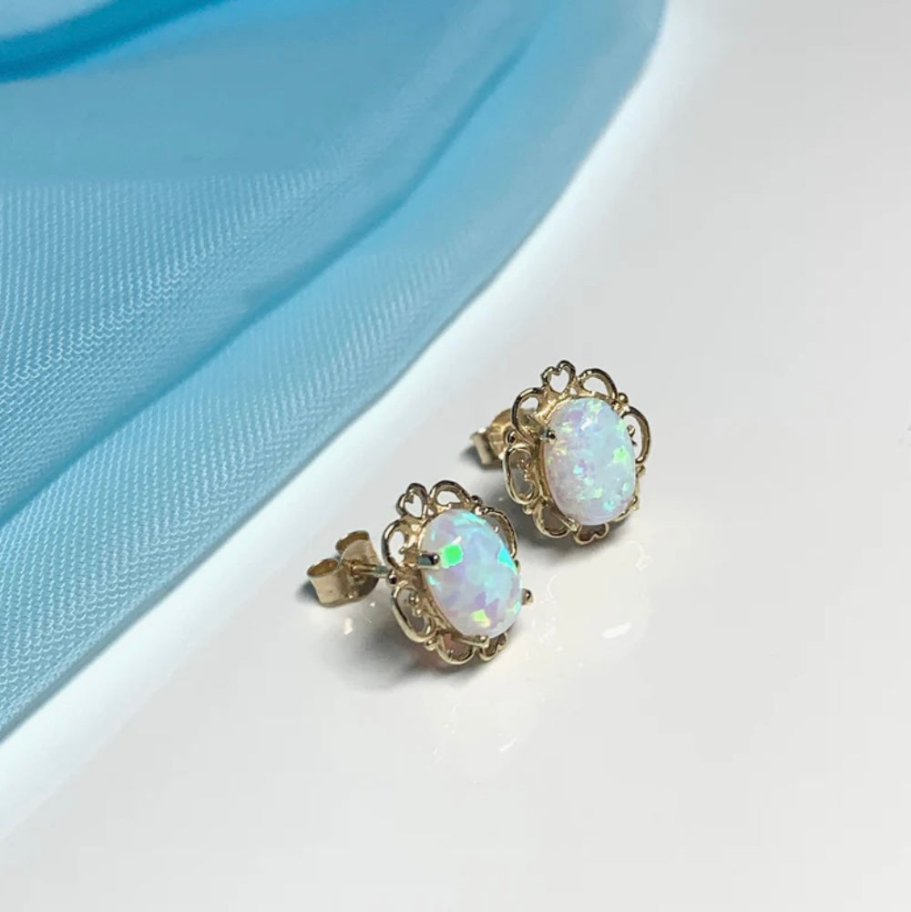 Opal Earrings