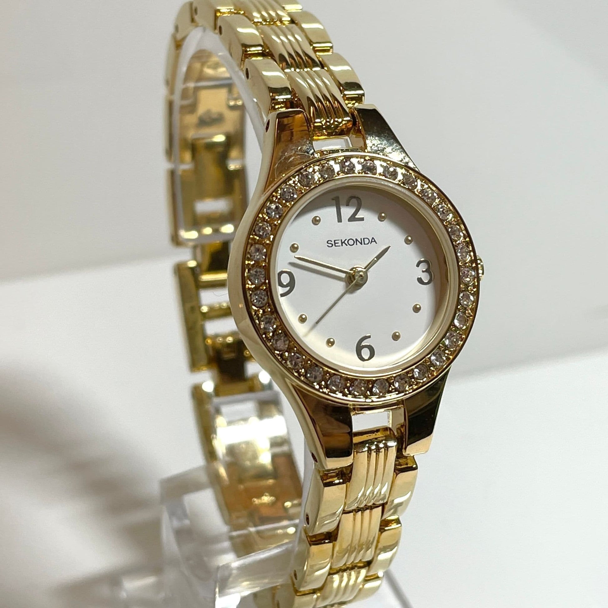 2696 Sekonda Ladies Gold Plated Bracelet Watch