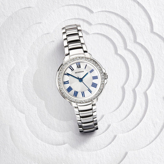 2777 Sekonda Blue Ladies Stainless Steel Bracelet Watch