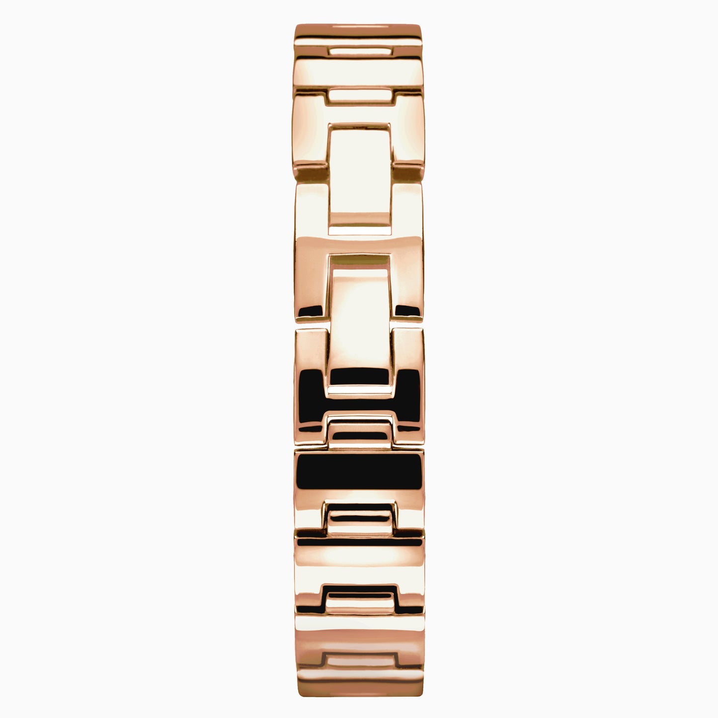 40530 Sekonda Watch Amelia Ladies Rose Gold Plated Bracelet Black Dial Crystal Set