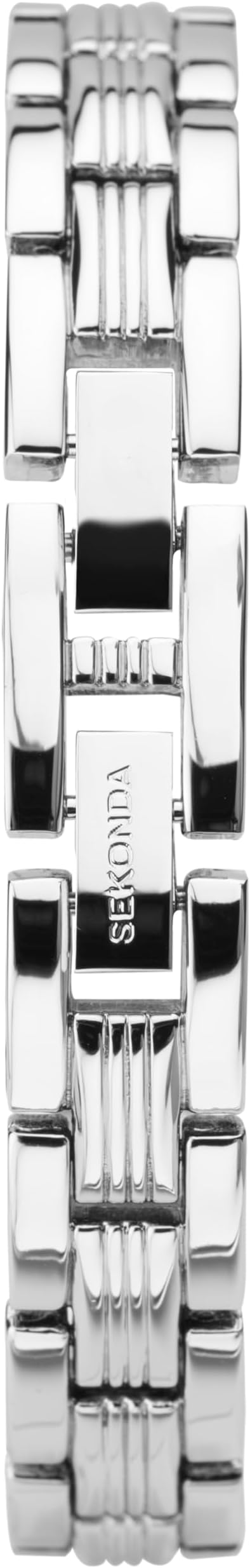 4297 Sekonda Round White Dial Crystal Set Ladies Stainless Steel Bracelet Watch