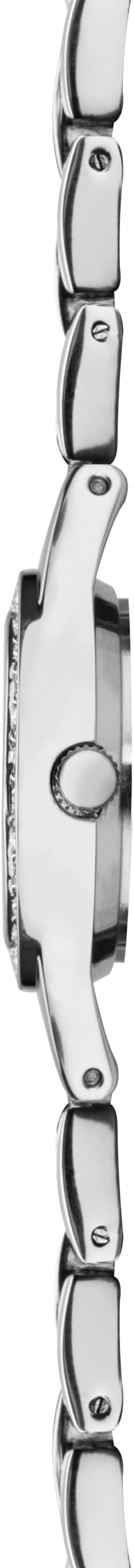 4297 Sekonda Round White Dial Crystal Set Ladies Stainless Steel Bracelet Watch