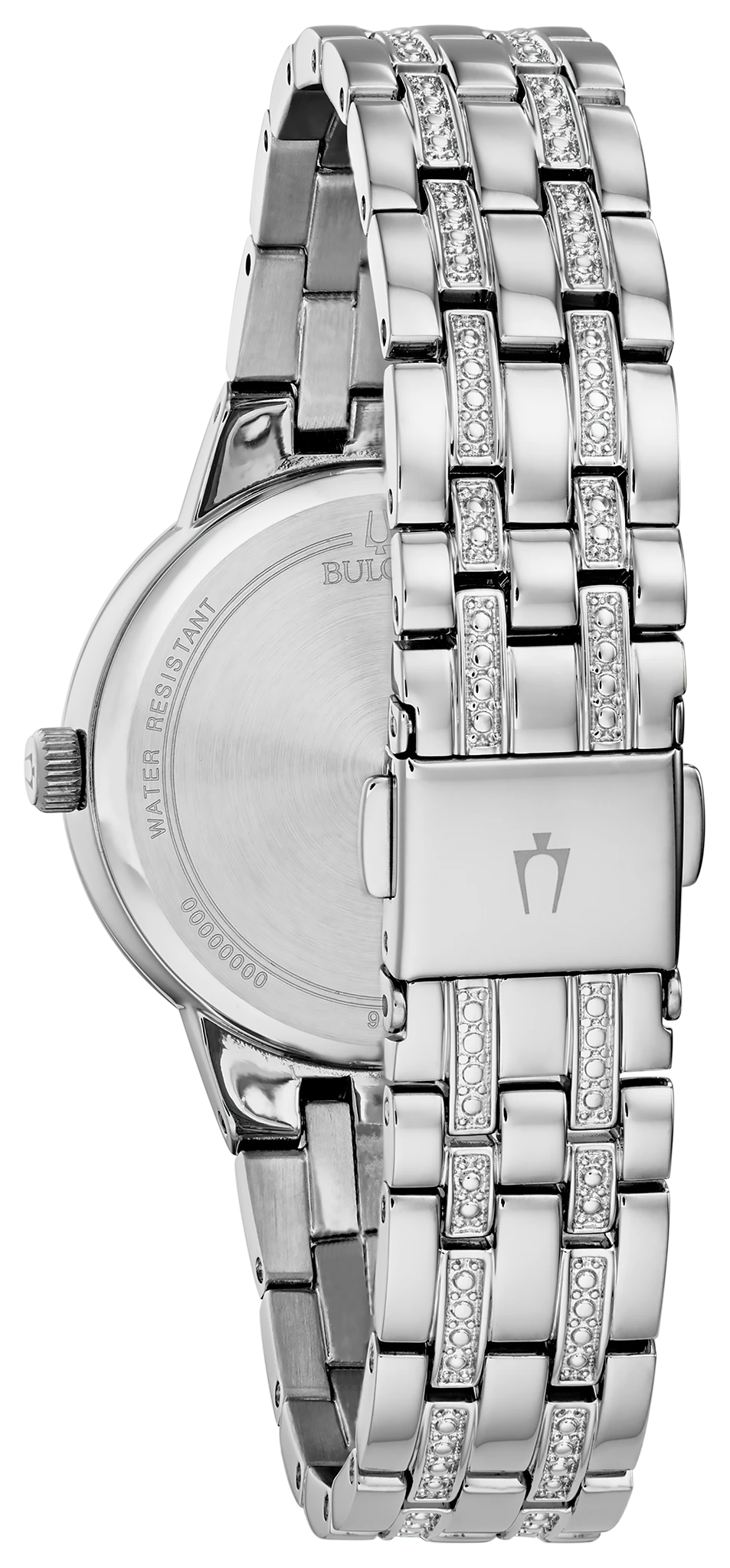 96L276 Bulova Bracelet Watch Stainless Steel Striking Blue Dial Phantom