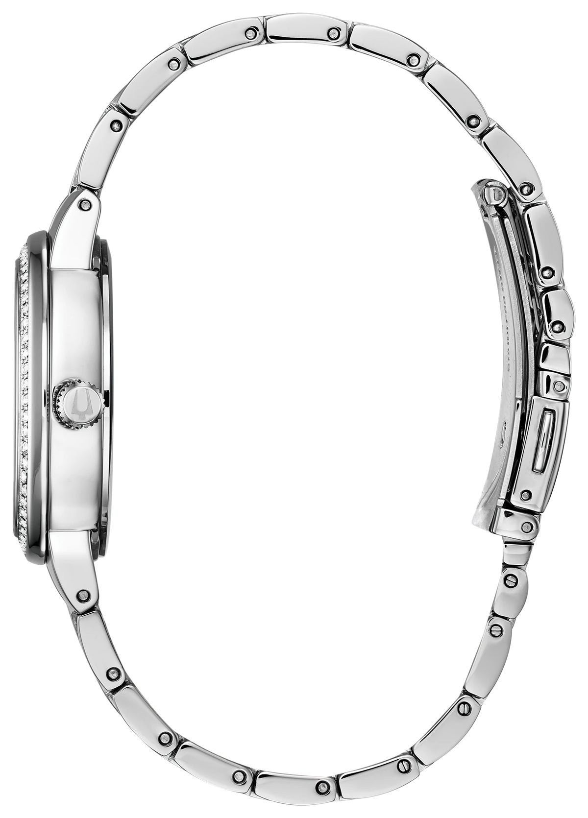 96L276 Bulova Bracelet Watch Stainless Steel Striking Blue Dial Phantom