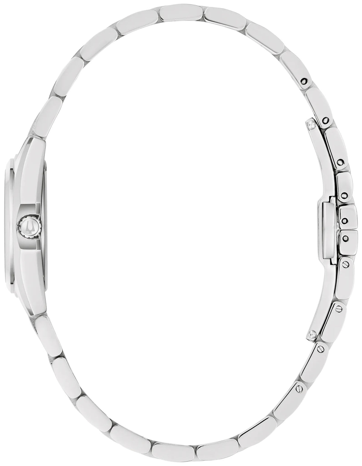 96L345 Bulova Bracelet Watch Stainless Steel Light Blue Dial Surveyor