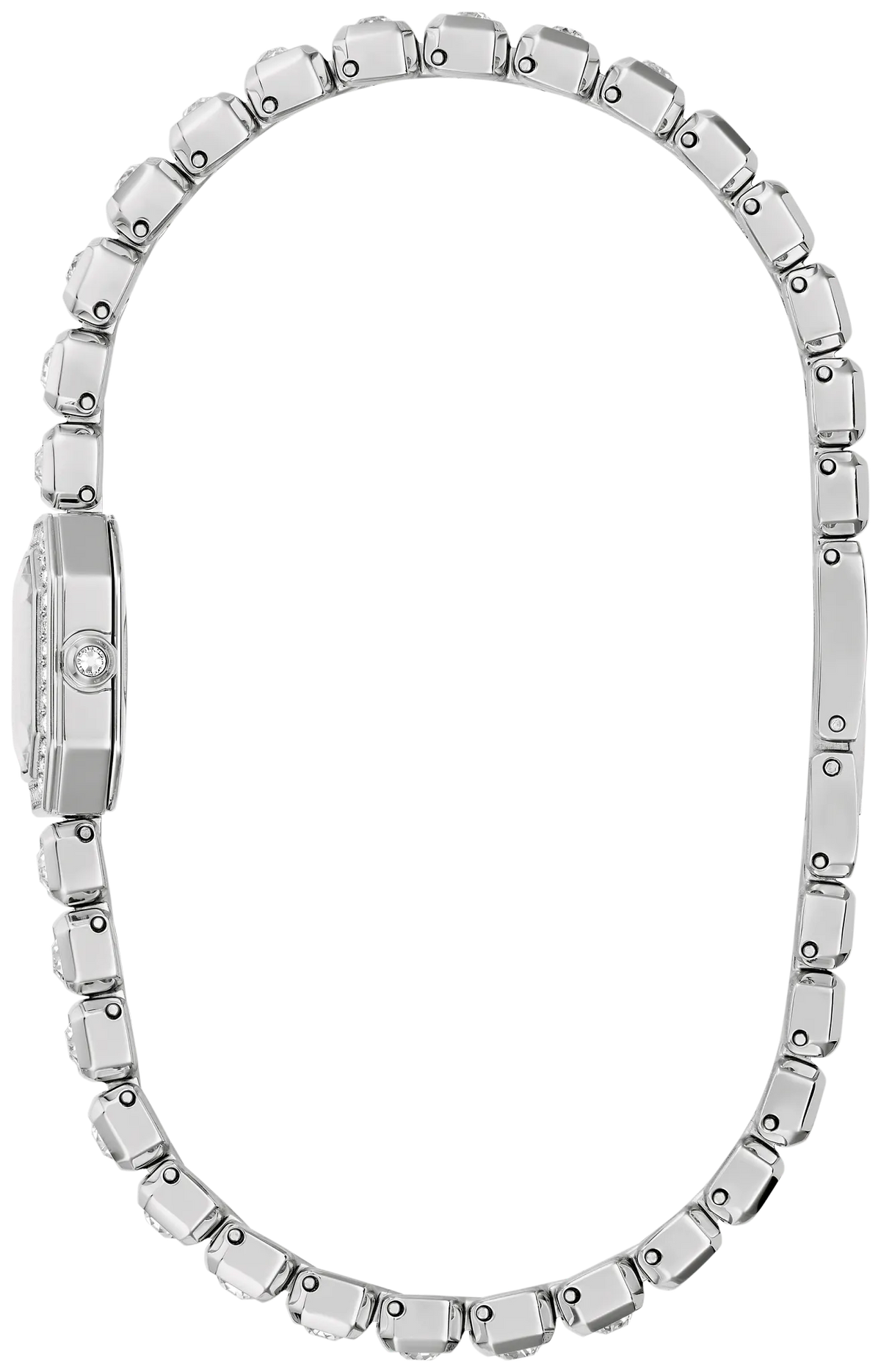 96X168 Bulova Bracelet Crystal Ladies Watch Stainless Steel Pink Dial Crystal Box Set With A Matching Bracelet