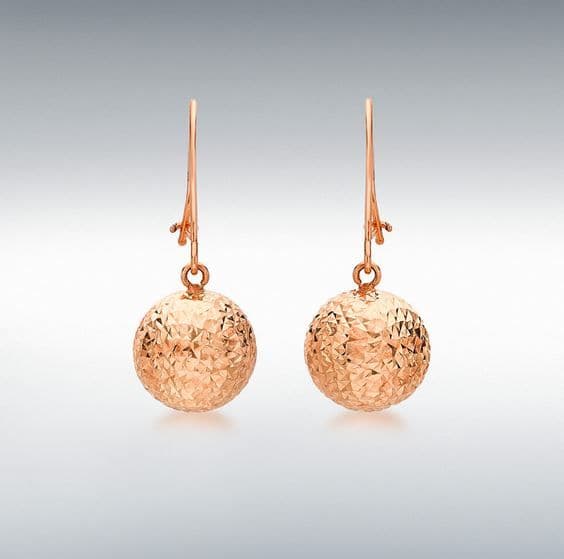 9 Carat Rose Gold Earrings