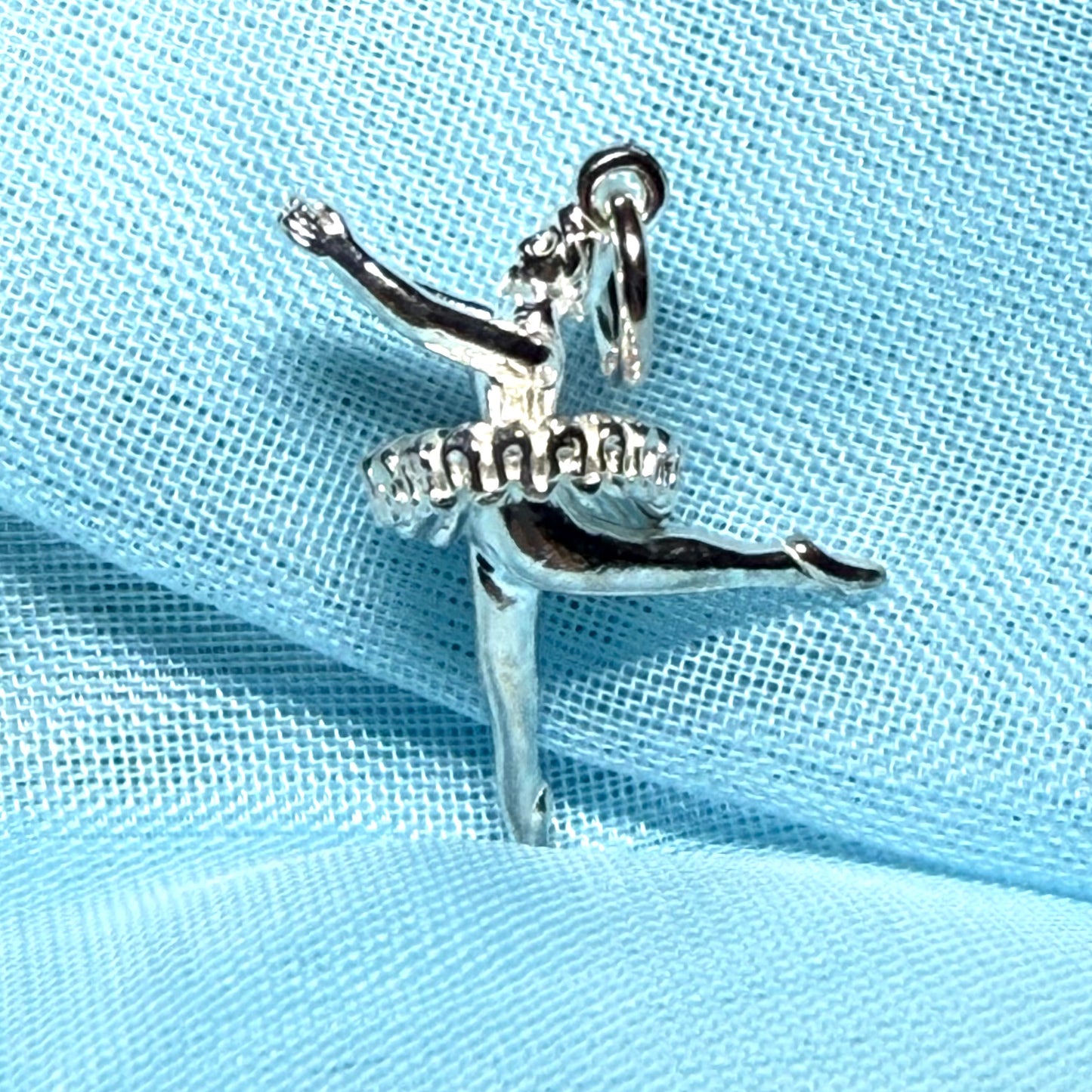 Ballerina Sterling Silver Charm