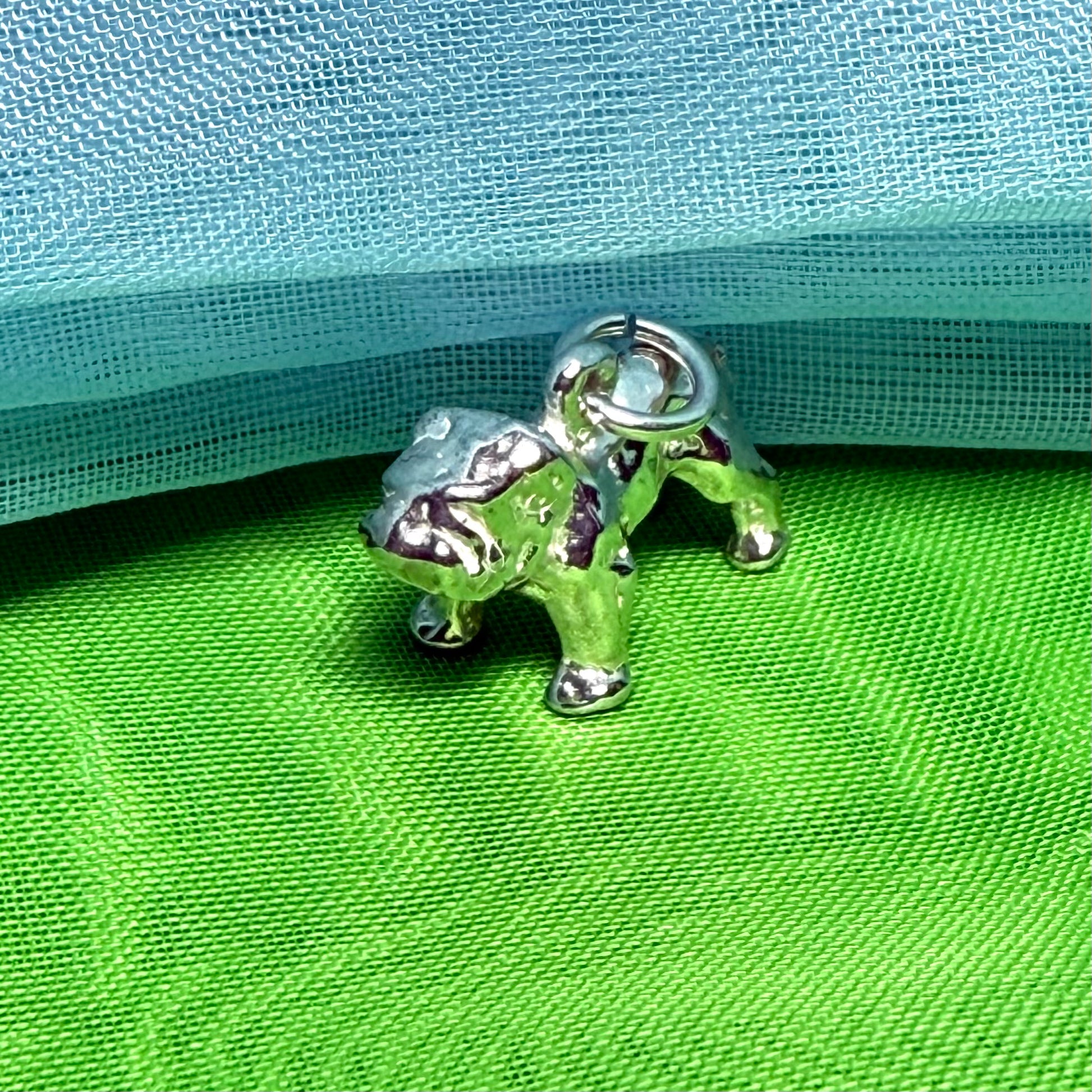 British bulldog charm solid sterling silver