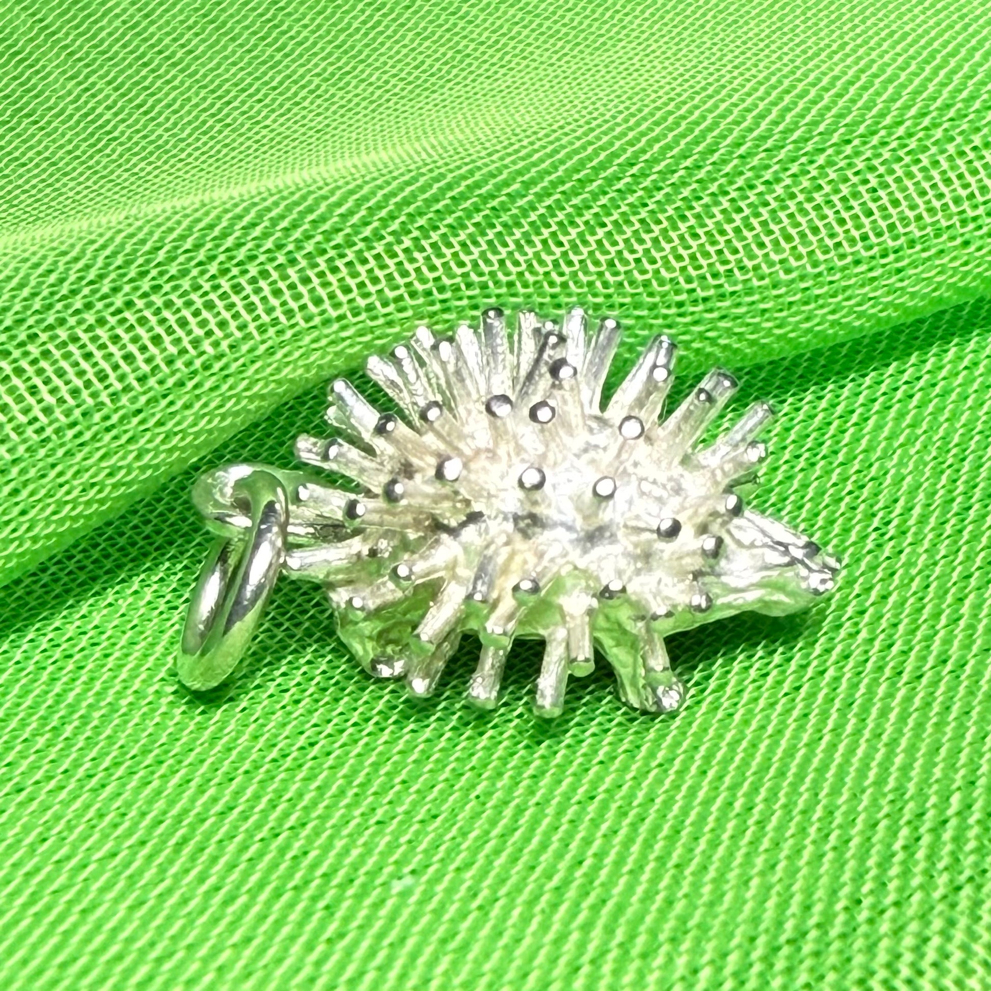 Hedgehog Charm Sterling Silver Charm