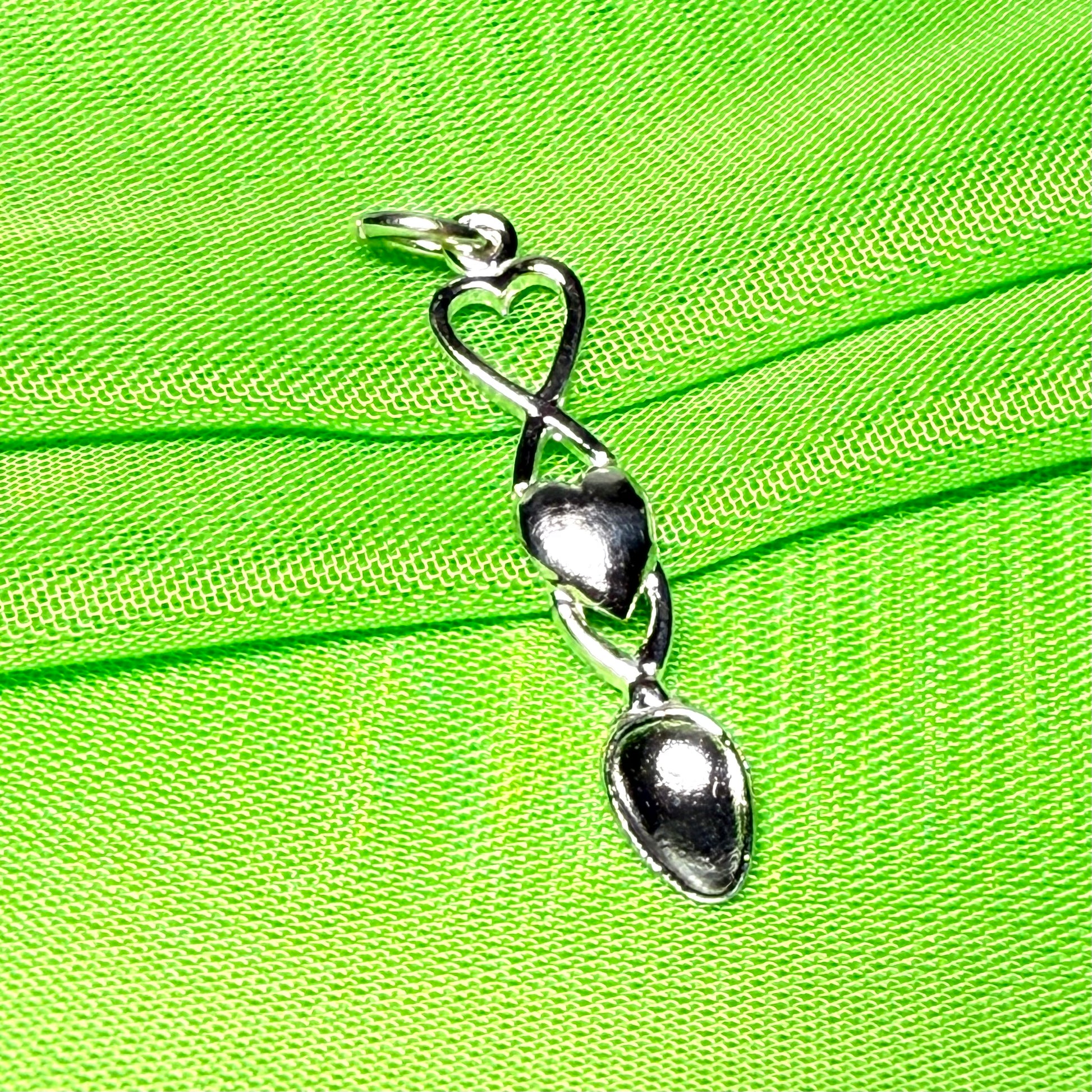 Love Spoon Necklace Sterling Silver Charm