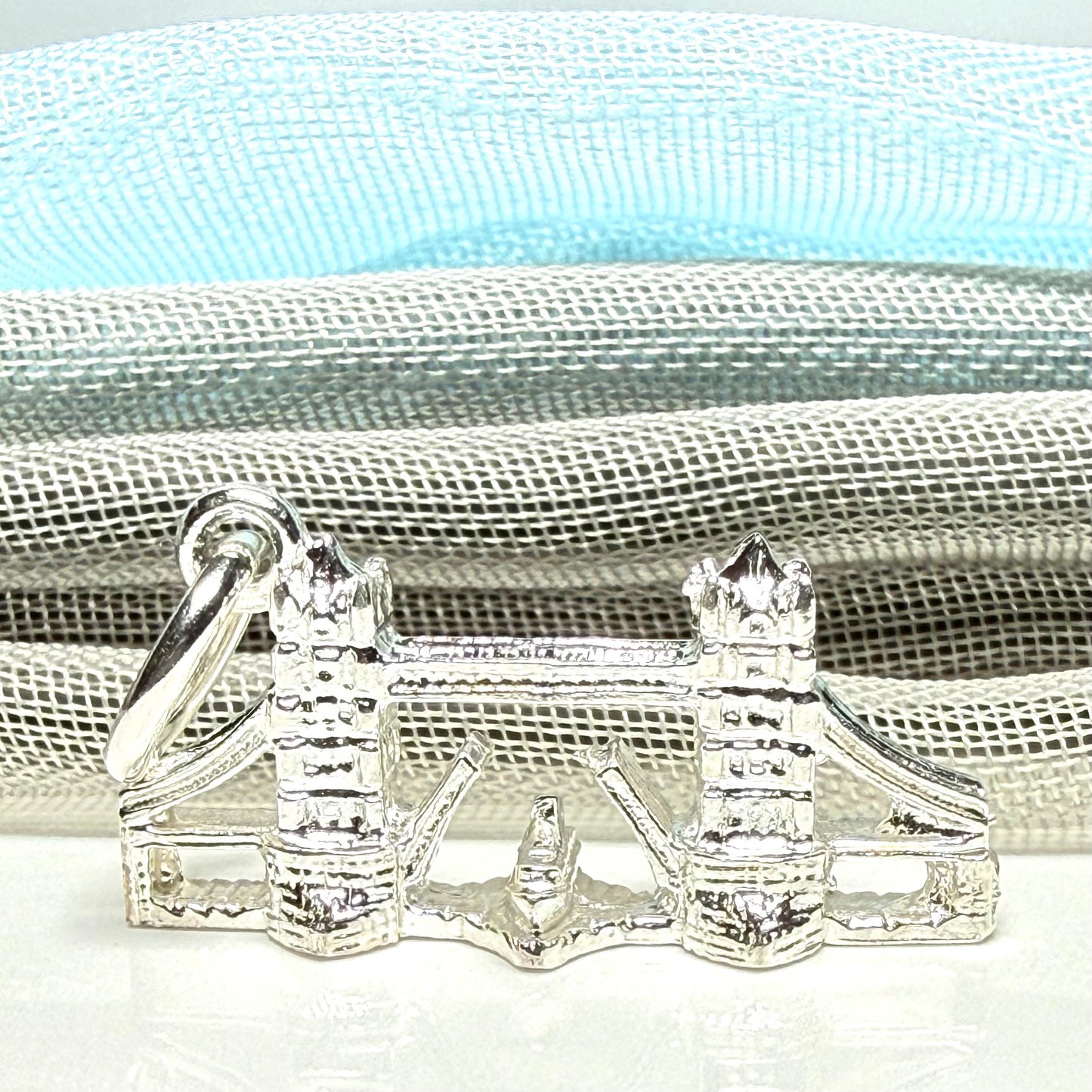 Tower Bridge London Charm Sterling Silver