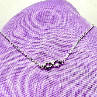 Anklet Sterling Silver Infinity Solid Ladies Ankle Chain