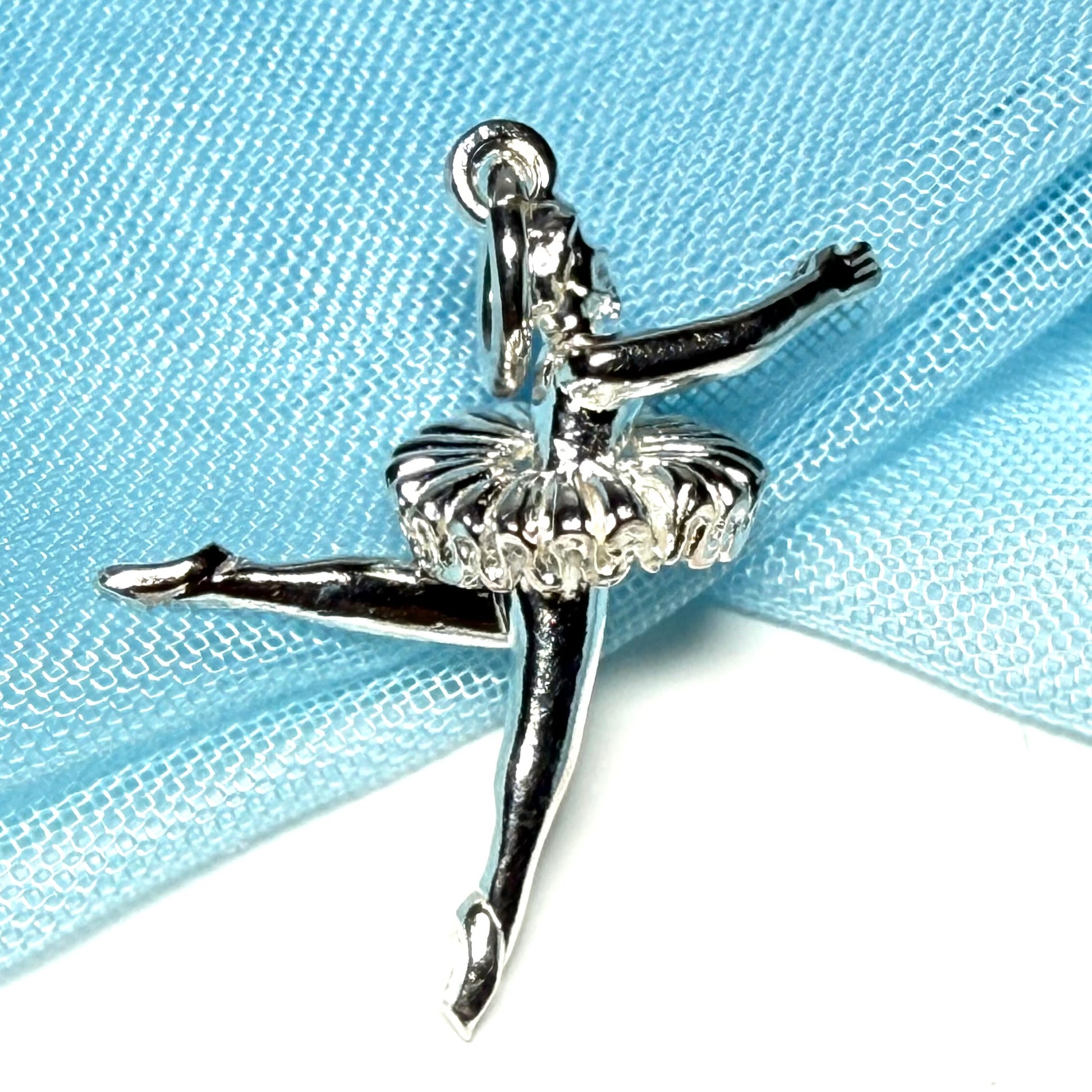 Ballerina Sterling Silver Charm