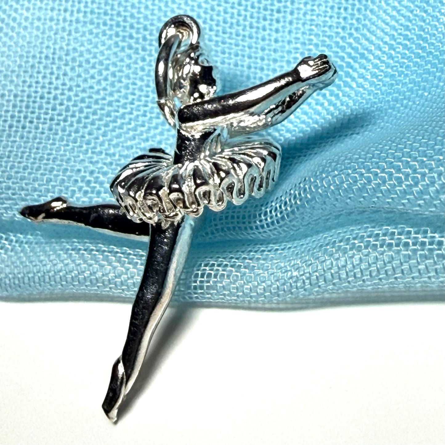 Ballerina Sterling Silver Charm