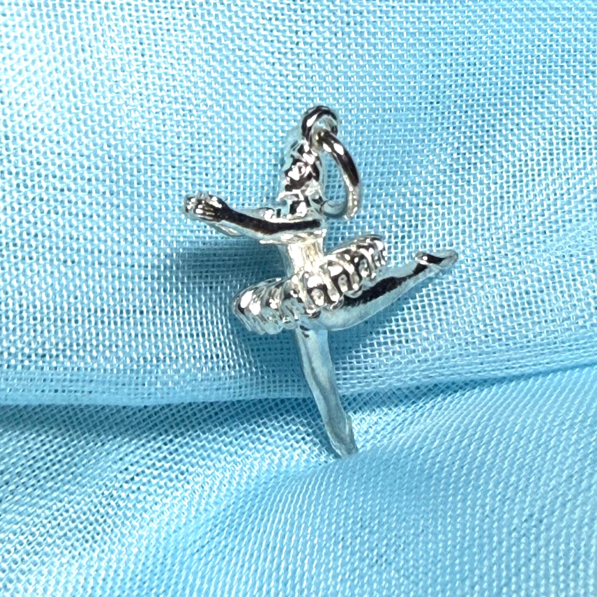 Ballerina Sterling Silver Charm