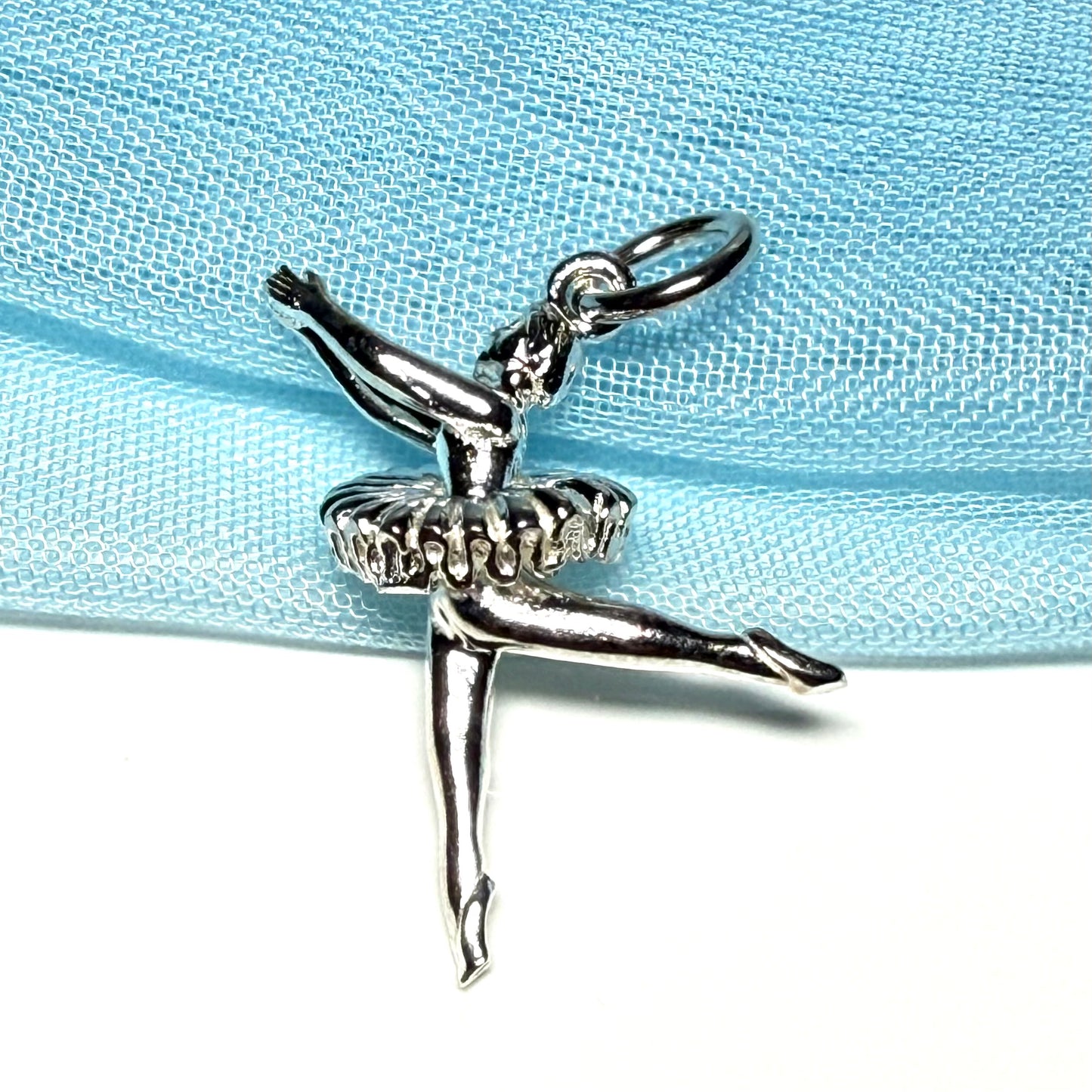 Ballerina Sterling Silver Charm