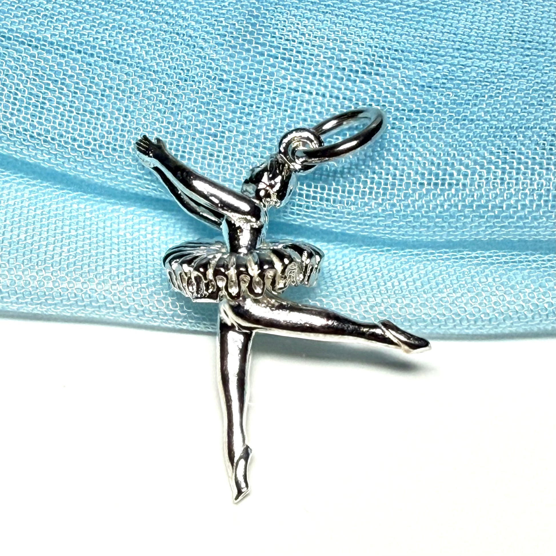 Ballerina Sterling Silver Charm