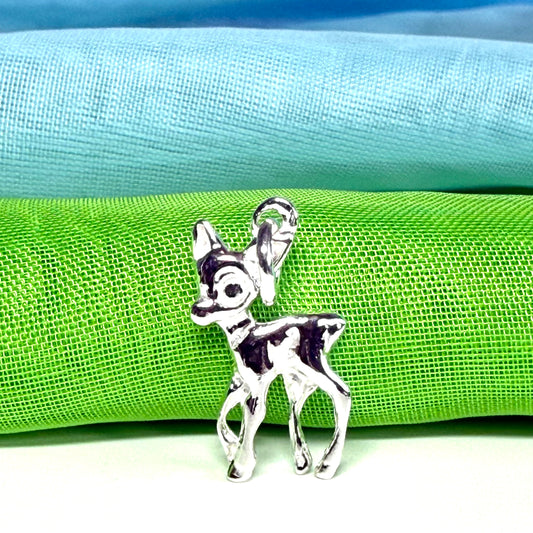 Bambi Charm Sterling Silver