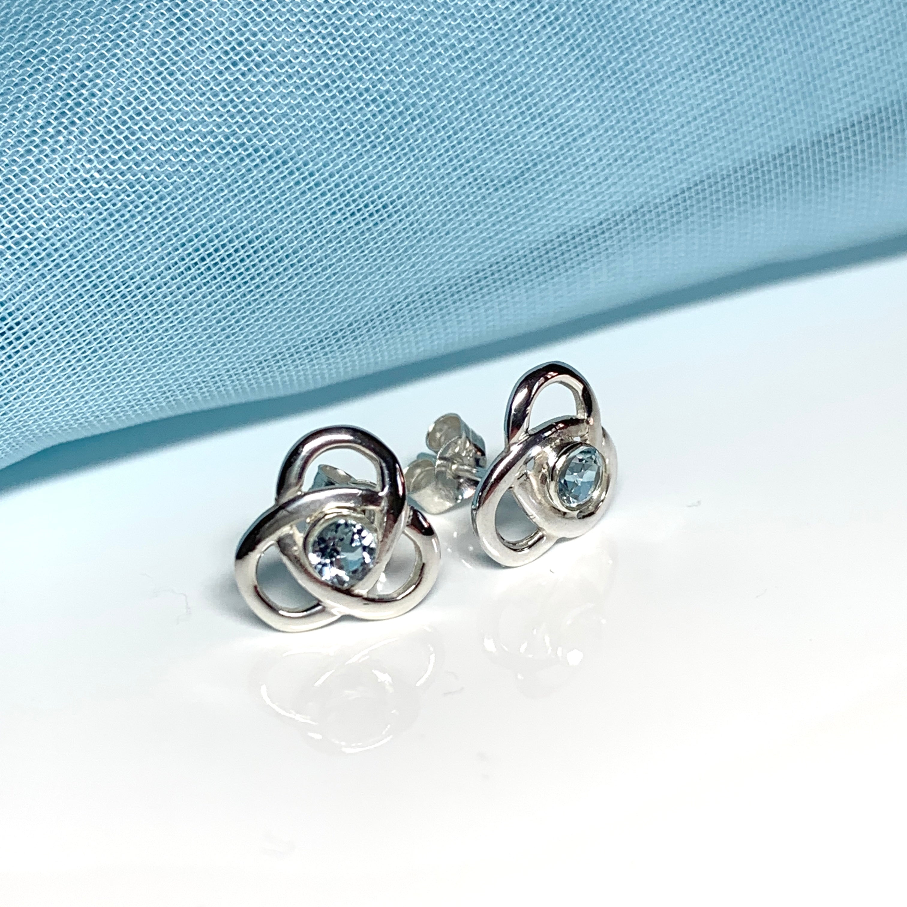 Caribbean topaz clearance stud earrings