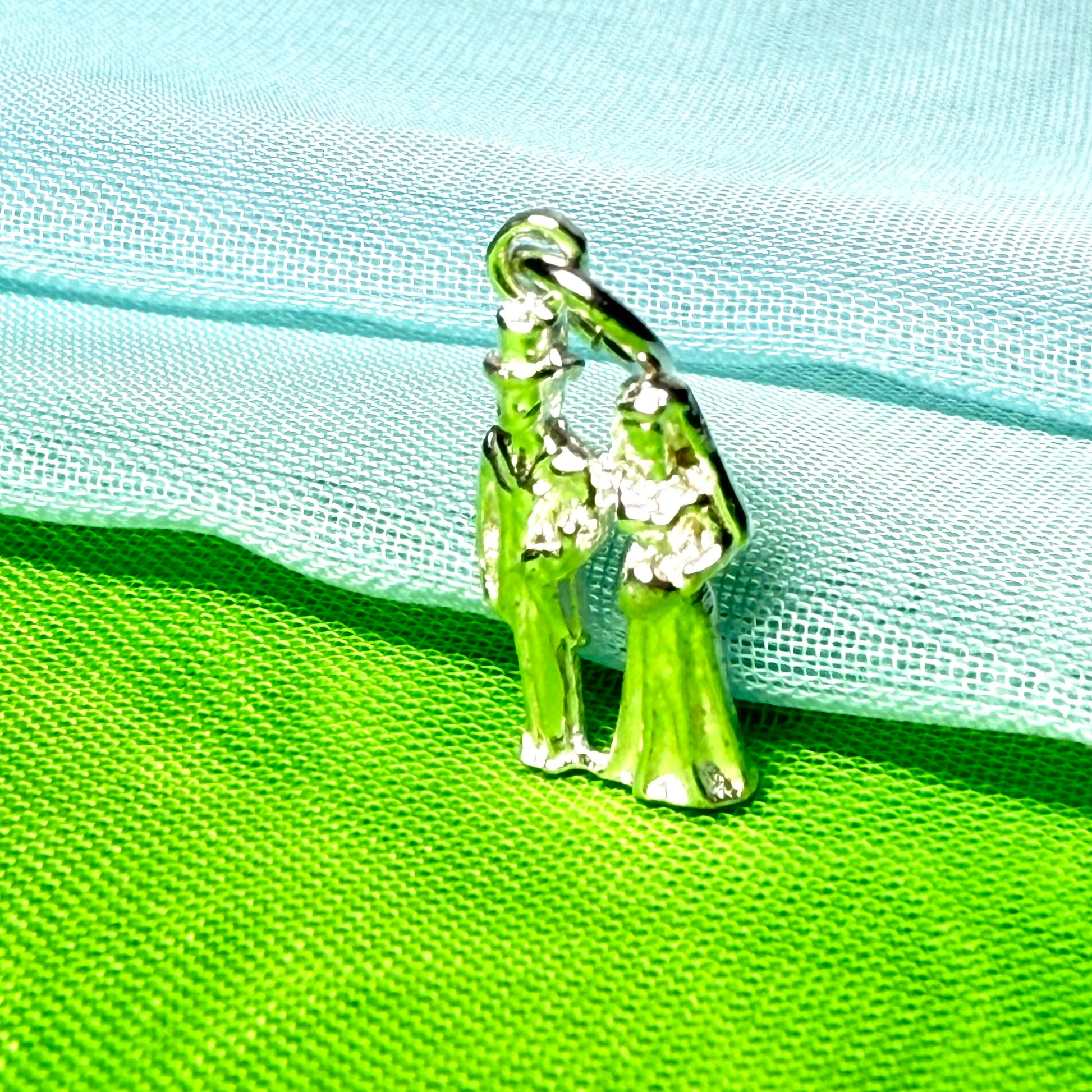 Bride And Groom Charm Sterling Silver