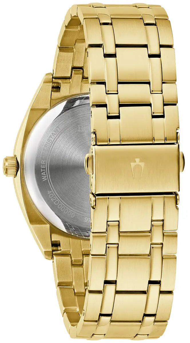 Bulova Watch Gold Plated Bracelet Surveyor