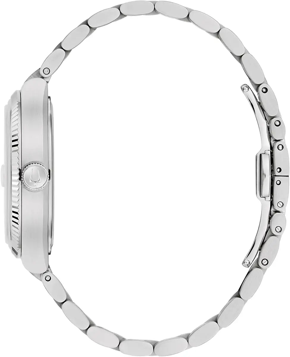 Bulova Watch Stainless Steel Bracelet  Precisionist Side view