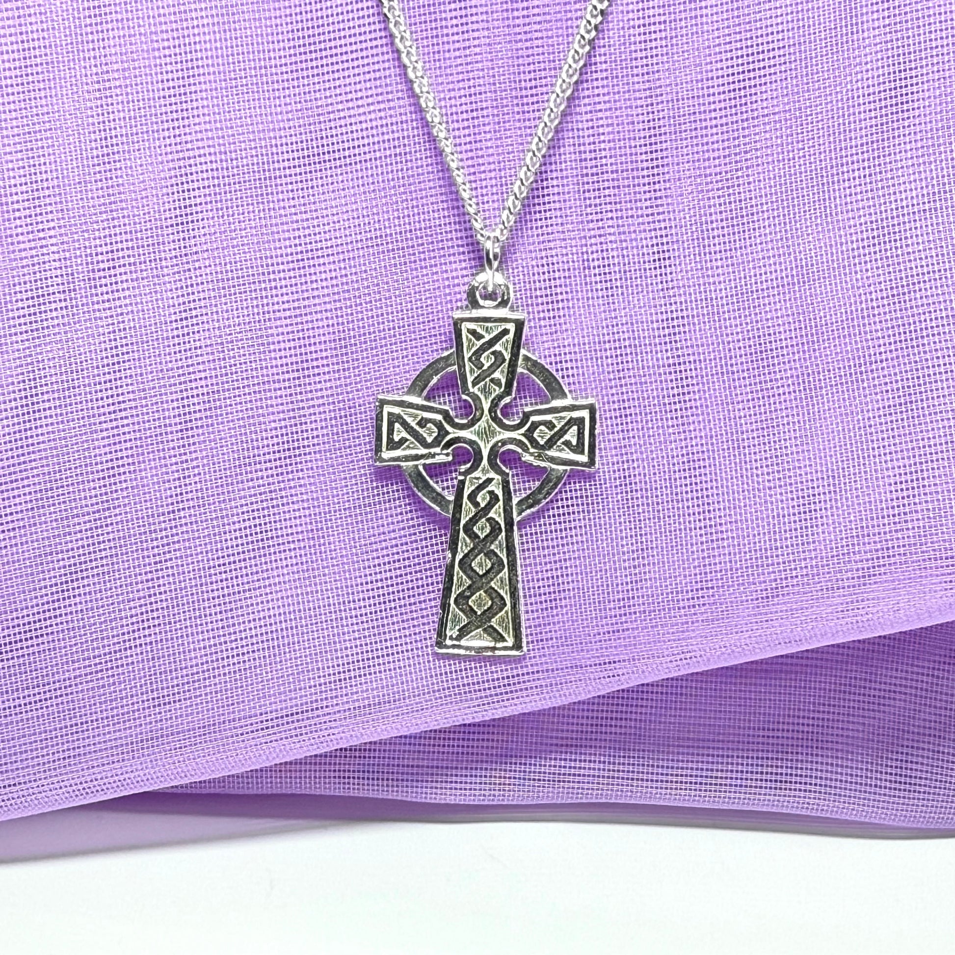 Celtic Cross Sterling Silver Including Chain