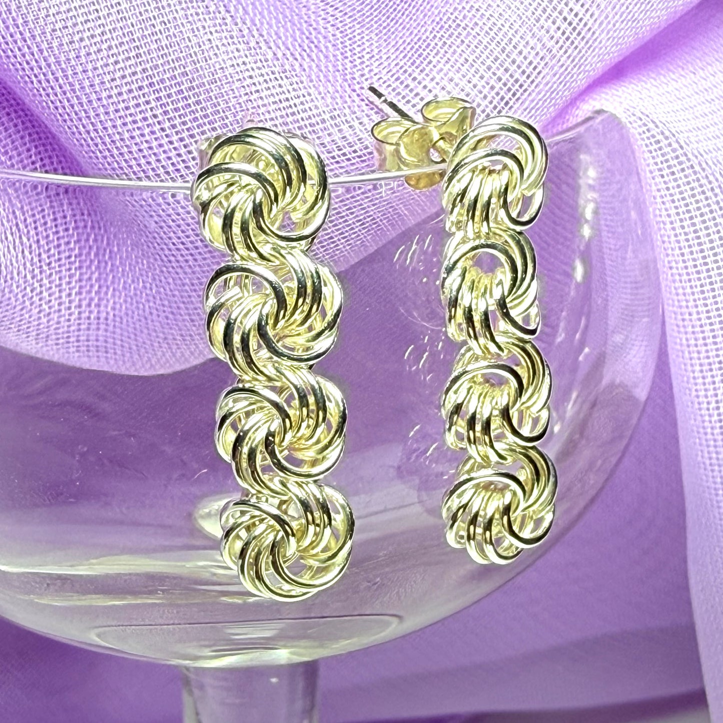 Drop Rope Earrings