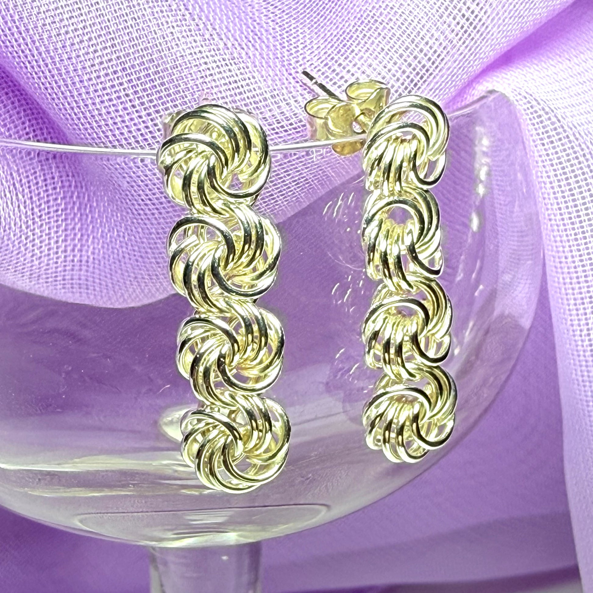 Drop Rope Earrings