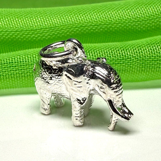 Elephant Charm Sterling Silver Charm