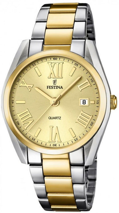 F16794/2 Festina Ladies Bracelet Watch Champagne Dial