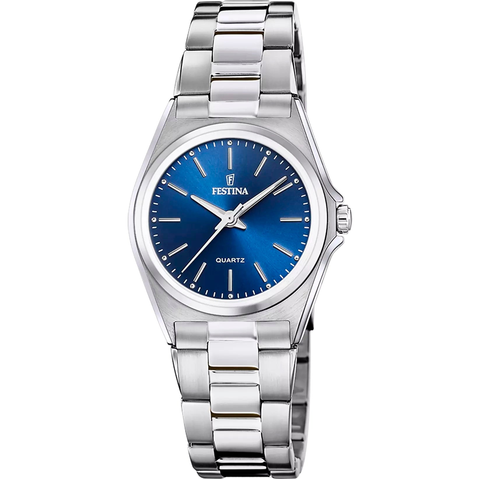 F20553/3 Festina Ladies Round Blue Dial Bracelet Watch