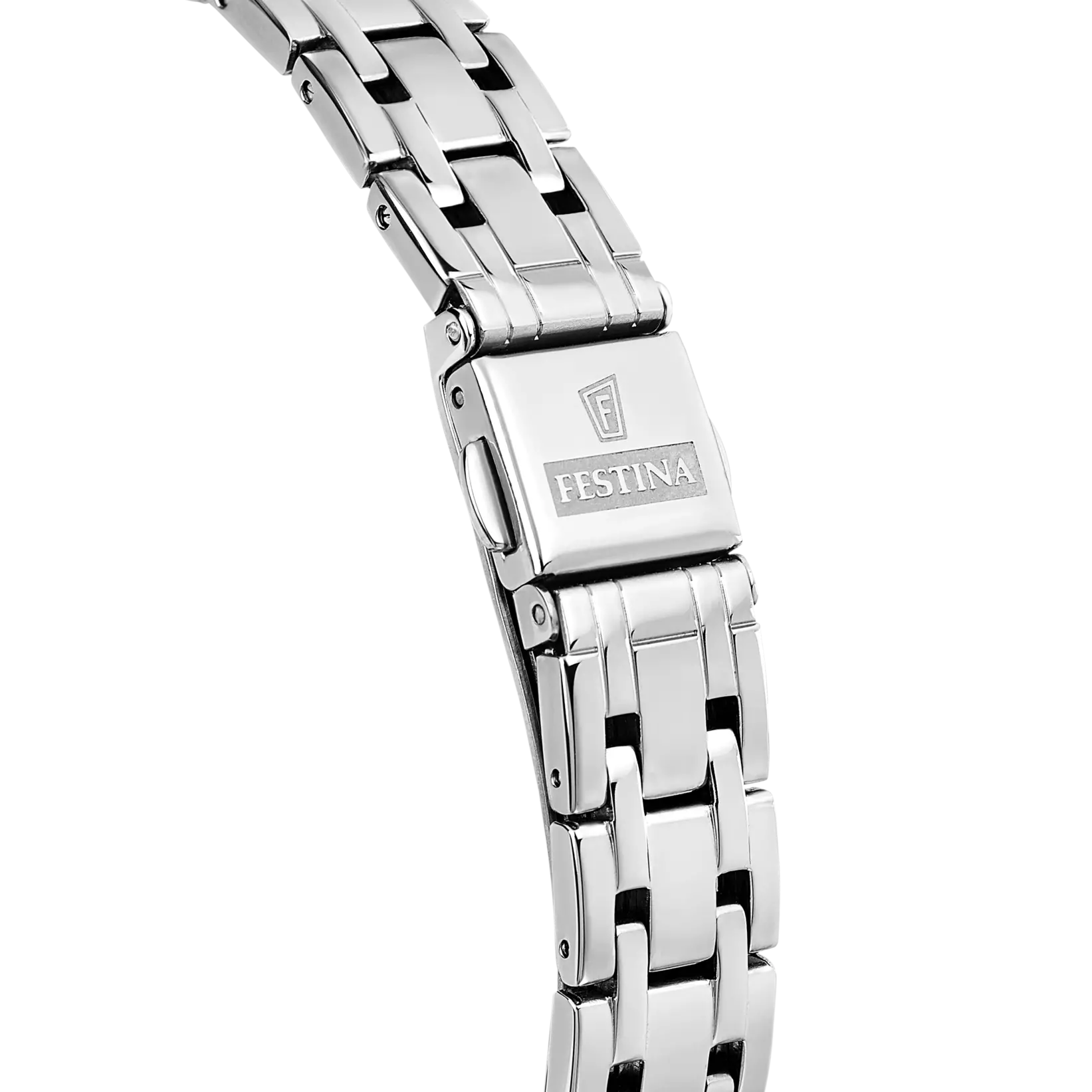 F20600/A Festina Ladies Bracelet Watch Round Blue Swarovski Crystal Set Dial
