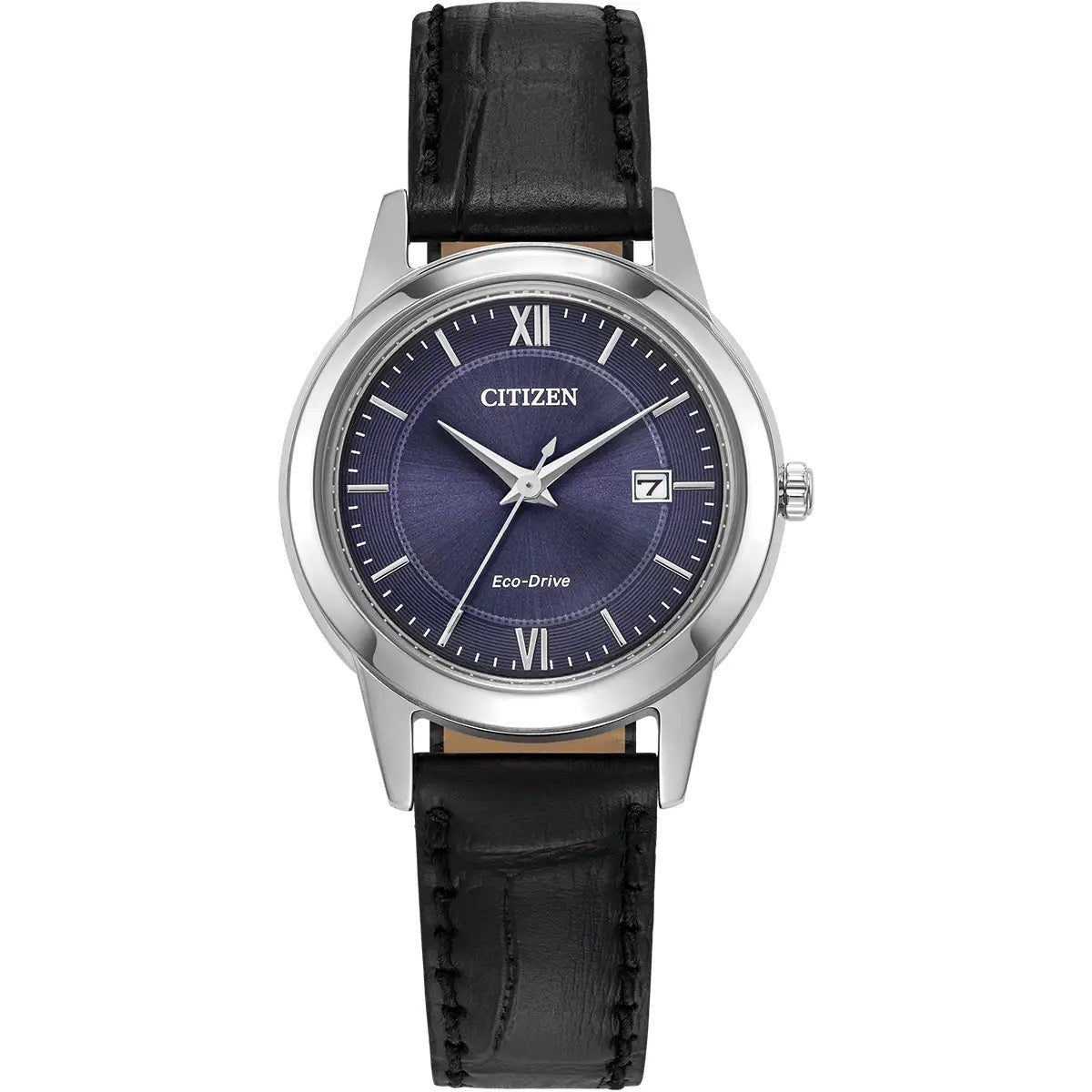 FE1087-01L Blue Citizen Watch Stainless Steel Eco-Drive Ladies Strap