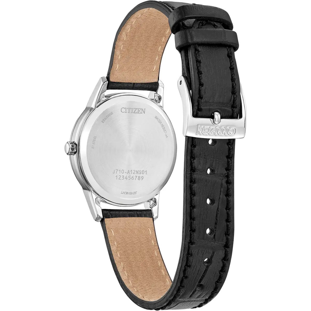 FE1087-01L Blue Citizen Watch Stainless Steel Eco-Drive Ladies Strap