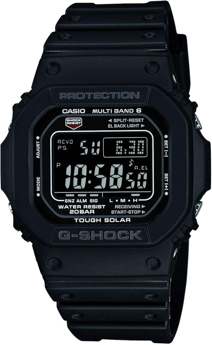 GW-M5610-1BER Casio Watch G Shock Men's Black Rubber Strap Digital