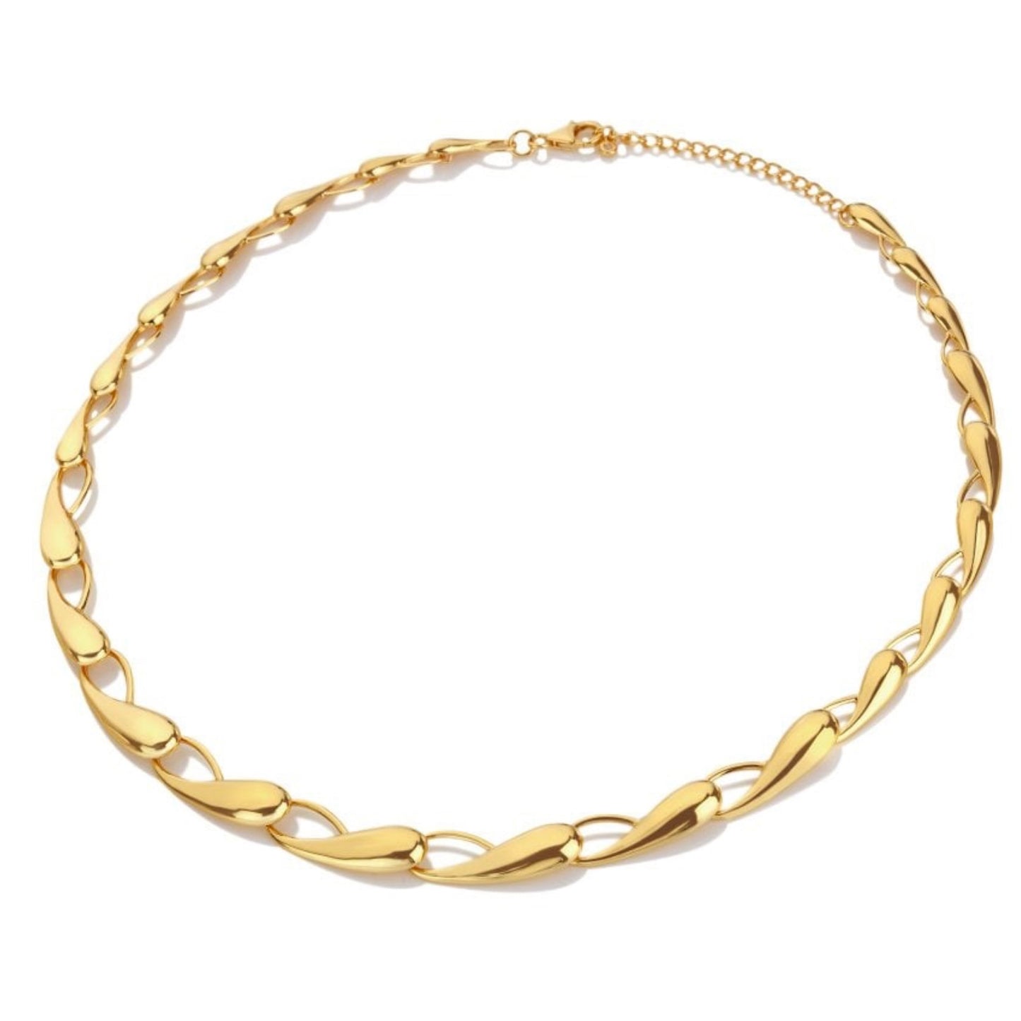 HD X JJ Tide diamond collar necklace Hot Diamonds yellow gold